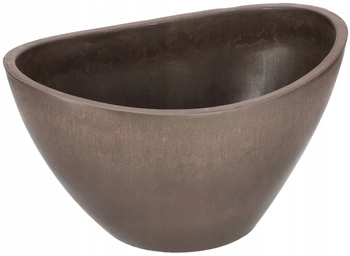 Loď hrnec podlouhlý hrnec ochranný kompozitní hrnec hnědý kotarbau