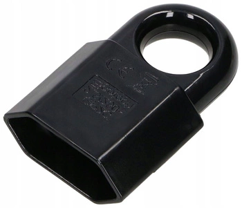 Přenosná zásuvka s držákem rozebíratelná b/u - Barva černá