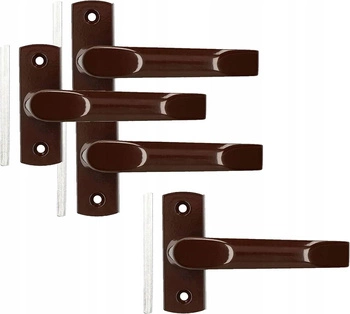 Klika dveřní sada 125 branka - 4 ks - Barva hnědá