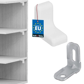 Komandorek nábytková úhlová konzola s víčkem bílý