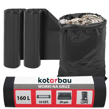 Fóliové pytle na suť 160 l sada 2 ks.