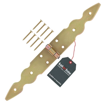 Ozdobný pant pro okna dveře altány 150x150x35 mm - Barva zlatá