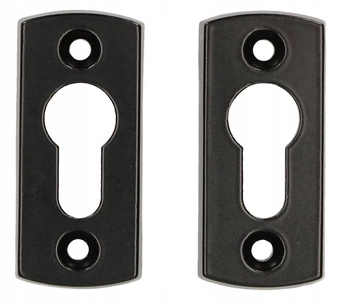 Štítek na vložku dveře branka - 2 ks - Barva černá