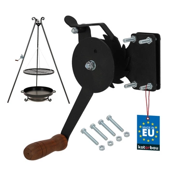 Klikový naviják pro nastavení grilovacího roštu kotarbau