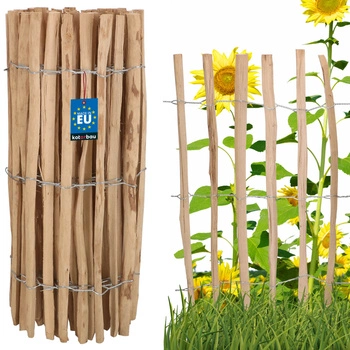 Lískový plot oplocení obruba palisáda břidlice 90 cm