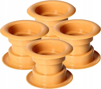 Dveřní větrací objímka - 4 ks.