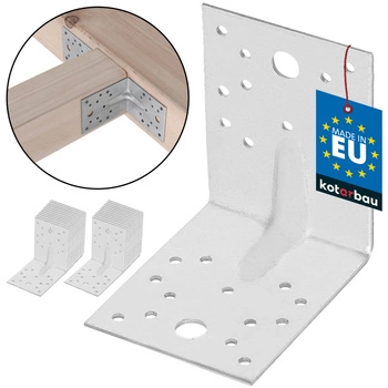 Úhelník s prolisem 100x100x80 - 25 ks.