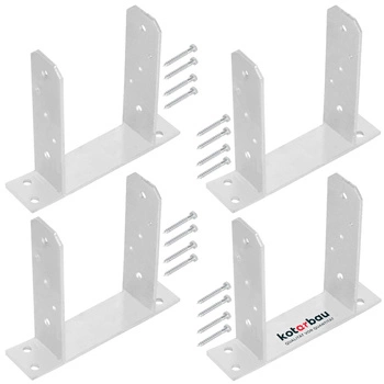 Základna sloupu tt šroubovaná 140 mm sada 4 ks.