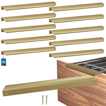 Uchyt nábytkový hliníkový zlatý mat 256/276 mm sada 10 ks.