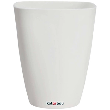 Květináč osázený 132x165mm květiny rostliny - Barva bílá