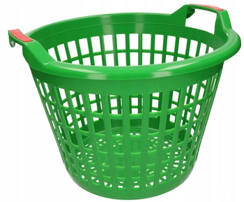 25l zelený prolamovaný koš s měkkými uchy kotarbau