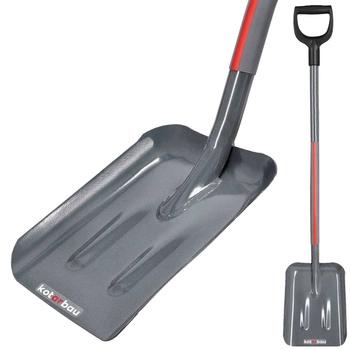 Lopata rovná stavební na písek uhlí kopání ocelová s násadou 125 cm