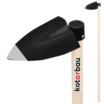 Motyčka srdcovka 109 mm zahradní kovaná hřídel