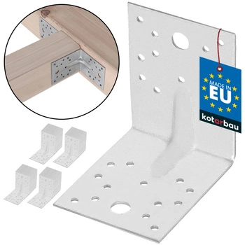 Úhelník s prolisem 100x100x80 - 50 ks.