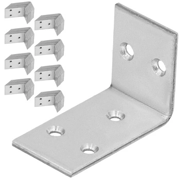 Tesařský úhelník nerezový pozinkovaný 30x45x25 mm sada 100 ks.