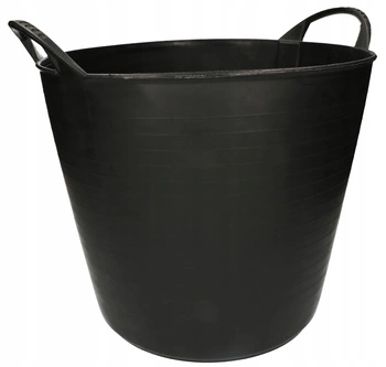 Černý flexibilní kbelík 26 l s ušima kotarbau černá