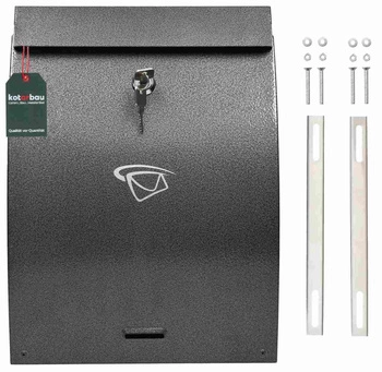 Ocelová poštovní schránka na novinovou poštu