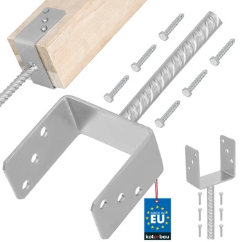 Základna sloupu s u-tyčí pro zapuštění 120 mm