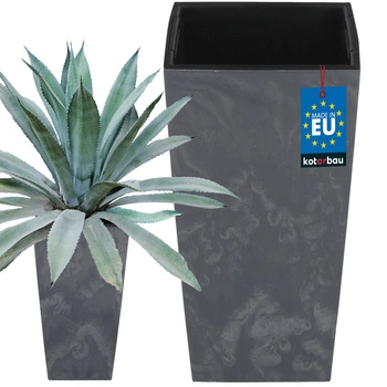 Dno s vložkou 240x240x450 mm betonová konstrukce kotarbau černá