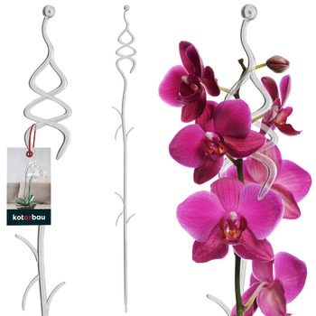 Plastová podpora rostlin transparentní 55 cm