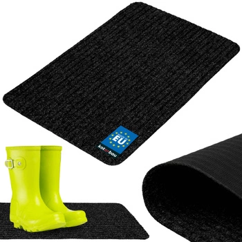 Rohožka na boty savá protiskluzová kobereček rohož černá 60x40 cm