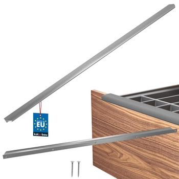 Uchyt nábytkový hliníkový stříbrný 780/800 mm