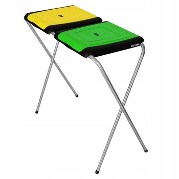 Stojan rám na pytle na odpad 2x120l - Barva černá