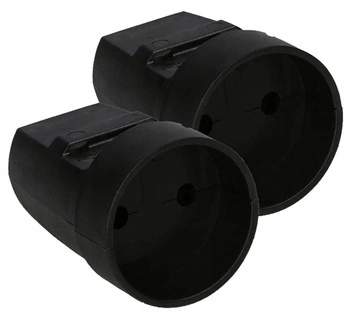 Přenosná demontovatelná zásuvka bez uzemnění - 2 ks.