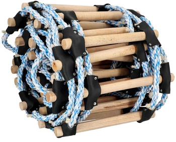 Provazový žebřík s opletenou střechou 15 m