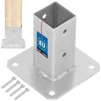 Pierce base šroubová kotevní konzola 50x50 kotarbau stříbro