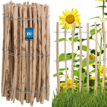 Lískový plot oplocení obruba palisáda břidlice 80 cm