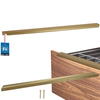 Uchyt nábytkový hliníkový zlatý mat 480/500 mm