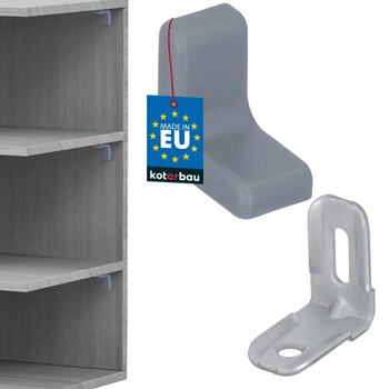 Komandorek nábytková úhlová konzola s víčkem jasan