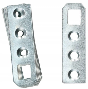 Držák na nábytek 50x15 držák na nábytek - 25 ks. stříbro kotarbau