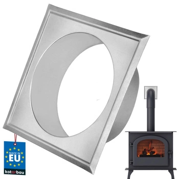 Rozeta pro komínové roury ø120 pozinkovaná