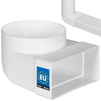 Připojovací koleno 110x55 variabilní ventilace 100