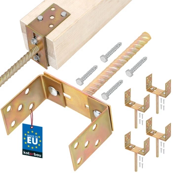 Tyčová základna nastavitelná 0-160 mm s tyčí 200 mm sada 4 ks.