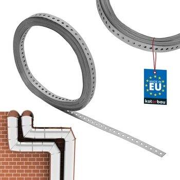 Tažná montážní ocelová pozinkovaná perforovaná páska 20 x 1 mm 25 m