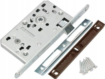 Zadlabávací zámek koupelnový pravý 72/55 mm