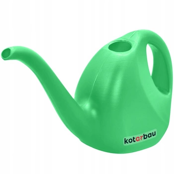 Malá konvička na zalévání domácí plastová na rostliny květiny zelená 2 l