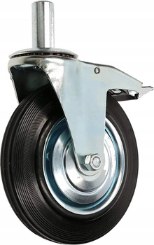 Nábytkové otočné kolečko s brzdou 200 mm