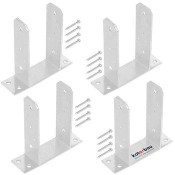 Základna sloupu tt šroubovaná 100 mm sada 4 ks.