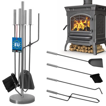 Krbová souprava věšák pohrabáč vařič lopata