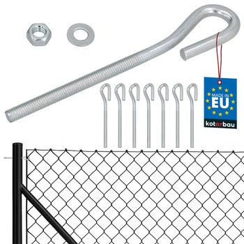 Napínací síť m8 uzavřený plotový napínák - 6 ks.