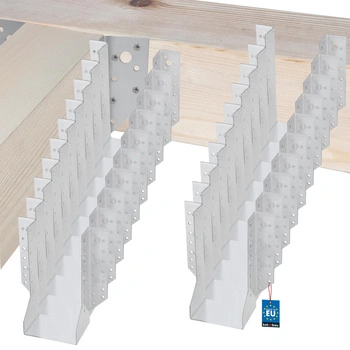 Hák na dřevěnou trám tesařský krokvový 100x200 mm sada 25 ks.