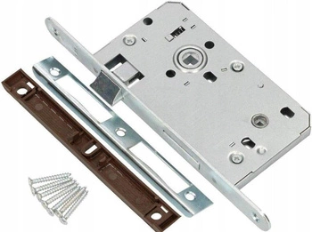 Zadlabávací zámek koupelnových dveří vlevo 72/55 mm