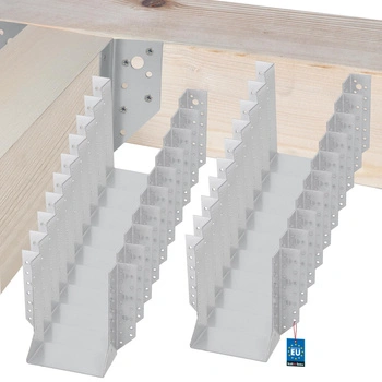 Hák na dřevěnou trám tesařský krokvový 140x180 mm sada 25 ks.