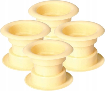 Dveřní větrací objímka - 4 ks.