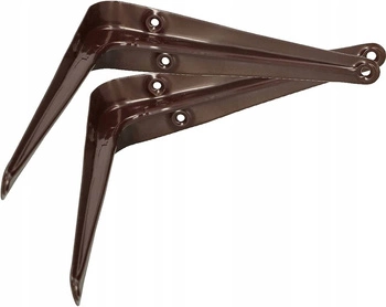 Koutová podložka podpěra 17,5x15 cm 2 ks - Barva hnědá