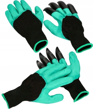 Zahradní rukavice s drápy 2 ks